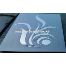Label Tag Stainless Steel 2D Etching Silver Gloss + Matt LTSS/SGM_01